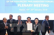 亚太议会论坛第26届年会通过《APPF-26联合公报》
