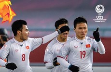 越南U23足球队震撼国际媒体