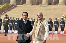 印度与柬埔寨签署4项合作协议