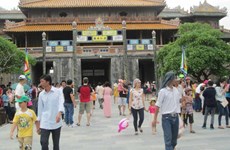 2018年1月份顺化古都遗迹区接待国际游客同比增长30%