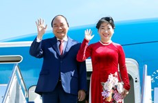 越南政府总理阮春福抵达堪培拉  开始对澳大利亚进行正式访问