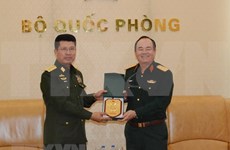越南人民军副总参谋长范玉明会见缅甸客人