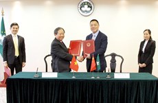 澳门特别行政区与越南签署避免双重征税协定