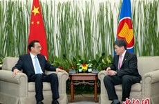 中国和东盟一致同意加强在经济领域的合作
