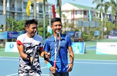 2018年越南男网F2未来赛：李黄南/阮文方晋级男双半决赛