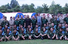 越南被联合国选为维和部队的训练场所