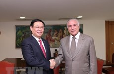 越南政府副总理王廷惠对巴西进行正式访问