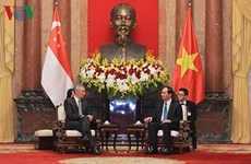  越南与新加坡建交45周年 越南领导人向新方致贺信