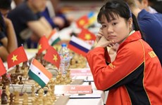 越南女子国际象棋队在2018年亚洲国际象棋团体锦标赛上夺得银牌