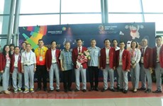2018年亚洲运动会：越南体育代表团受到东道国的热情接待