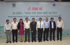 岘港市荣获“2018年越南国家绿色城市”称号