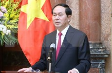 越南领导人致电祝贺越埃建交55周年