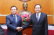 越南祖国阵线与老挝建国阵线的合作关系不断走向深入
