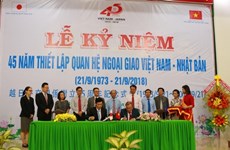 越南与日本建交45周年纪念典礼在永隆省举行