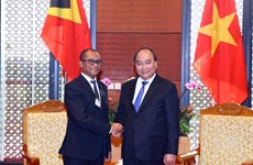 WEF ASEAN 2018：阮春福总理会见东帝汶外交与合作部部长