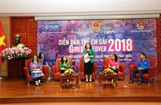 题为“促进女童权力 实现改变与发展”的2018年女童论坛举行