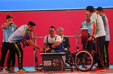 2018年亚残运会第二天 越南队夺得4金1银