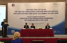 NAMA项目有助于协助越南应对气候变化