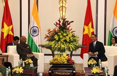 岘港市委书记张光义会见印度总统拉姆·纳特·考文德