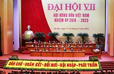 第七届越南农民协会全国代表大会隆重开幕