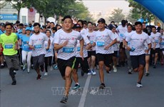 2019年胡志明市国际马拉松赛吸引9000多名运动员参加