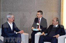 WEF Davos 2019：越南政府总理阮春福会见跨国集团领导