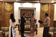 越南政府总理特使、外交部副部长阮国勇访问缅甸