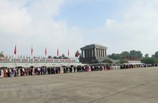 春节期间胡志明主席陵接待游客量达4.7万多人次