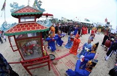 岘港市求鱼节获得国家非物质文化遗产证书