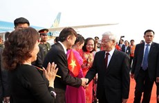泰国媒体：阮富仲访问老柬两国加强外交关系