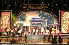 北宁省庆祝官贺民歌被UNESCO列入《人类非物质文化遗产代表作名录》10周年