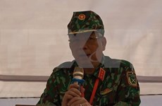 越南二级野战医院医疗队在南苏丹班提乌举行越南医师节纪念活动