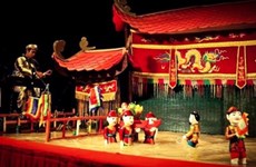 越南水木偶吸引外国游客