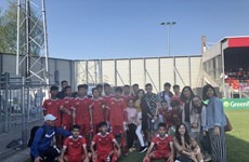 越南PVF U15球队在欧洲角逐