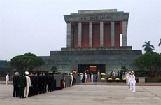 胡志明主席陵6月14日起暂停对公众开放