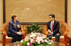 越南政府副总理武德儋会见联合国儿童基金会驻越首席代表