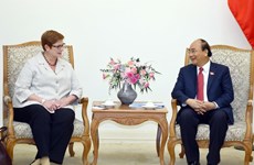 政府总理阮春福会见澳大利亚外交部长玛丽斯•佩恩