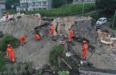 政府总理阮春福就四川地震向中国国务院总理致电表示慰问