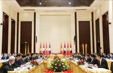 越南政府副总理郑廷勇访问老挝