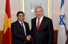 越共中央组织部部长范明正对以色列进行工作访问