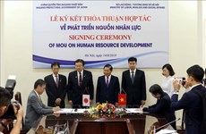 越南与日本合作发展人力资源