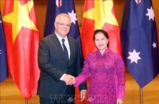 越南国会主席阮氏金银会见澳大利亚总理斯科特•莫里森