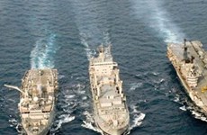 印度与泰国海军开展第二次联合演习