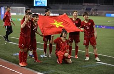 第30届东南亚运动会：越南国家女子足球队卫冕冠军