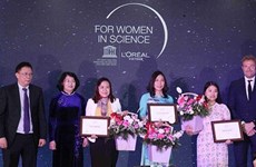 3名优秀女性年经科学家荣获奖项