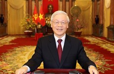 越共中央总书记、国家主席阮富仲发表2020年庚子新春贺词