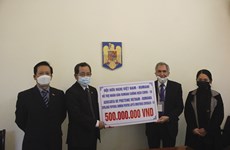 越南向罗马尼亚捐赠5亿越盾 援助新冠肺炎疫情防控工作