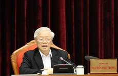 越共中央总书记、国家主席阮富仲主持召开全国干部会议