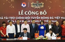 TNI - King Coffee有限公司成为越南国足队的赞助商