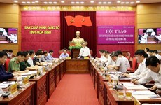 越共中央经济部长阮文平：和平省应把经济发展放在北部邱琳和山区的总体发展规划来抓